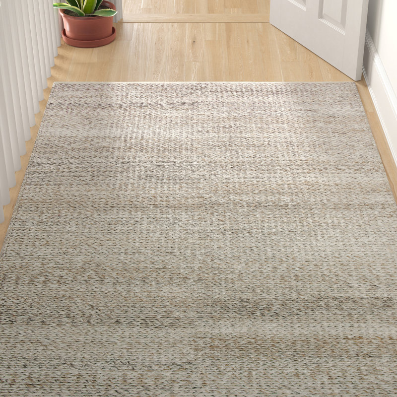 Corrigan Studio® Stanford HandKnotted Wool Beige Area Rug Wayfair